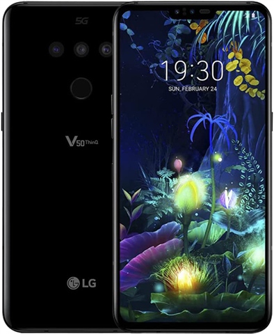 LG V50 ThinQ 5G simフリー LG V50 ThinQ 5G Smartphone 128GB, 6GB RAM, Single Sim, Black